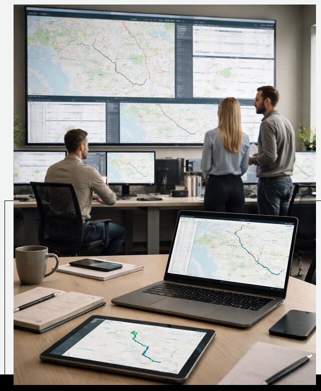 Трекинг грузов и Fleet Management, мониторинг автопарка в Минусинске